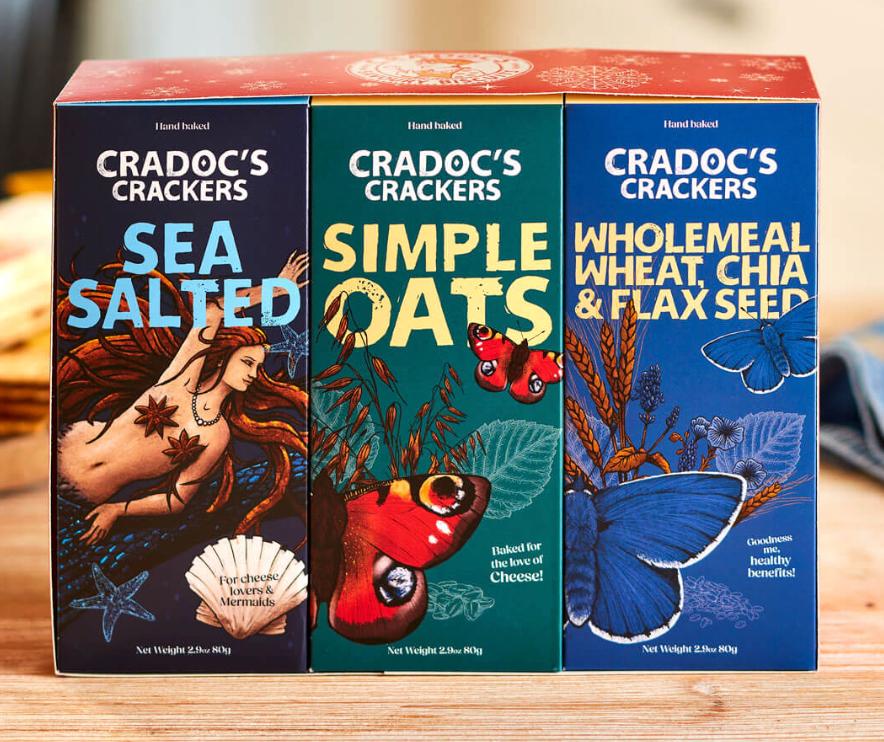 Cradoc's Crackers Cheese Lovers Trio Gift Pack