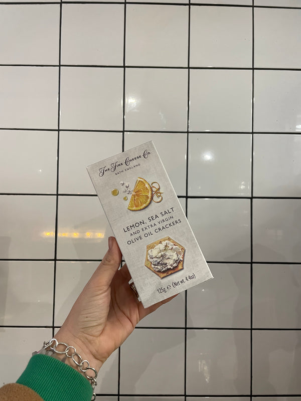 LEMON, SEA SALT AND EXTRA VIRGIN OLIVE OIL CRACKERS