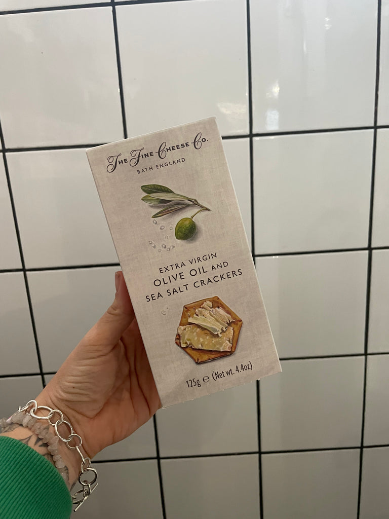 EXTRA VIRGIN OLIVE OIL AND SEA SALT CRACKERS